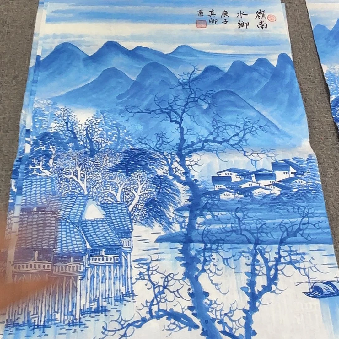 国画国画作品多次在国内外大展