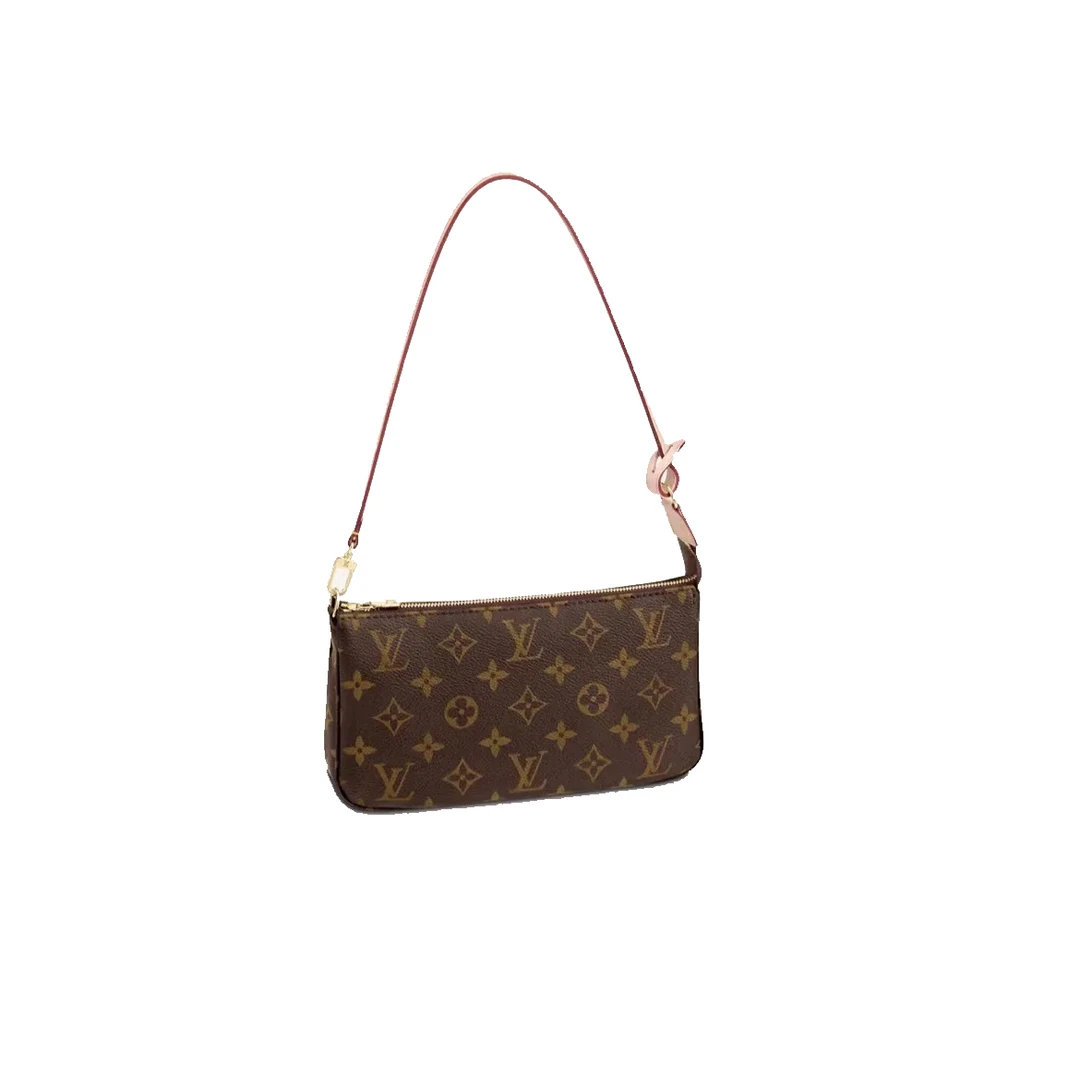 99新 LouisVuitton/路易威登 老花98新大麻将 腋下包