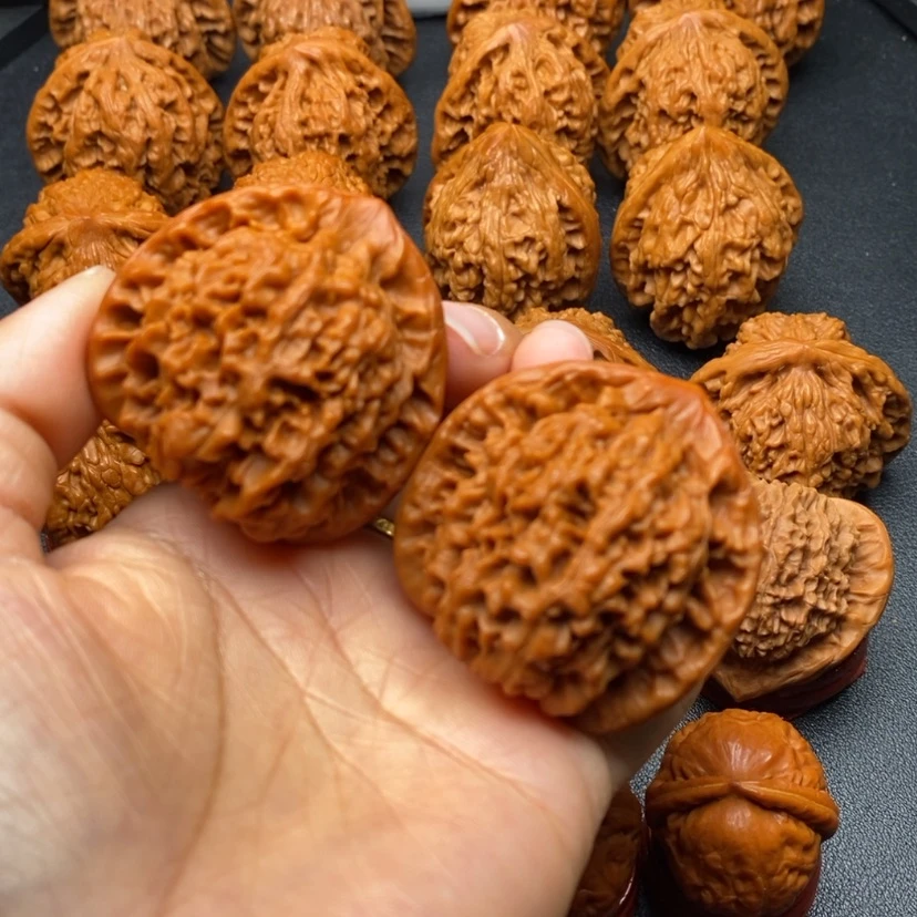 【闪购商品】文玩核桃把件43官帽