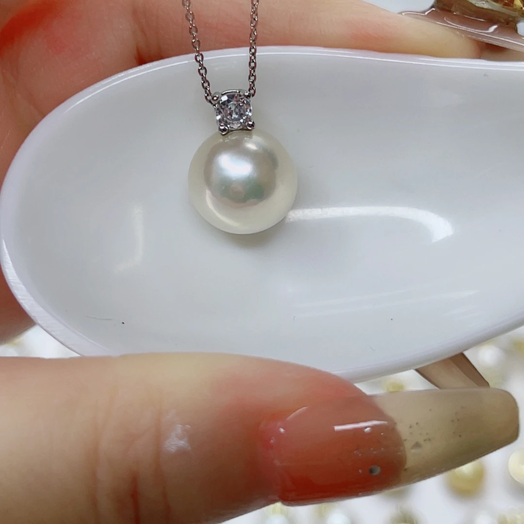 淡水珍珠合金吊坠(赠链)