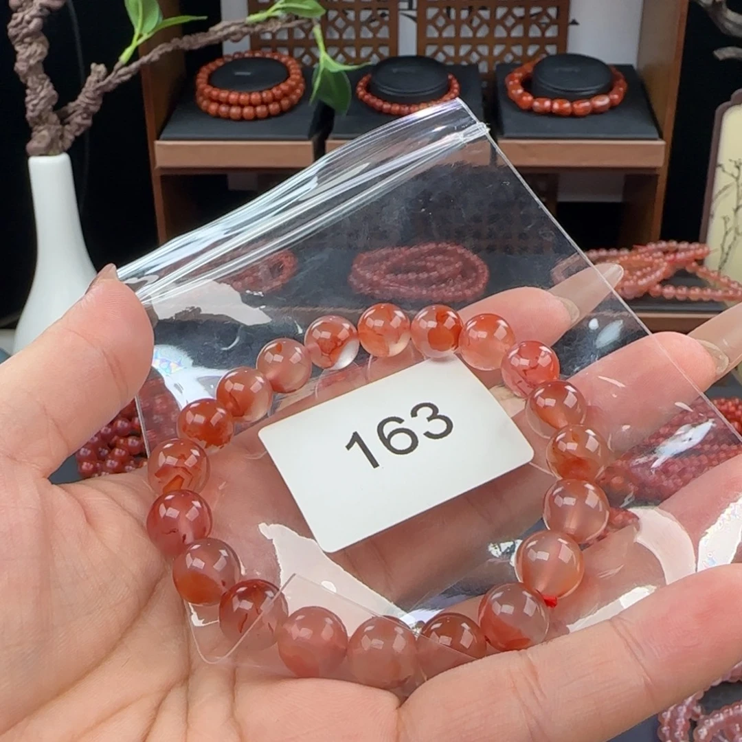 南红玛瑙未镶嵌手链