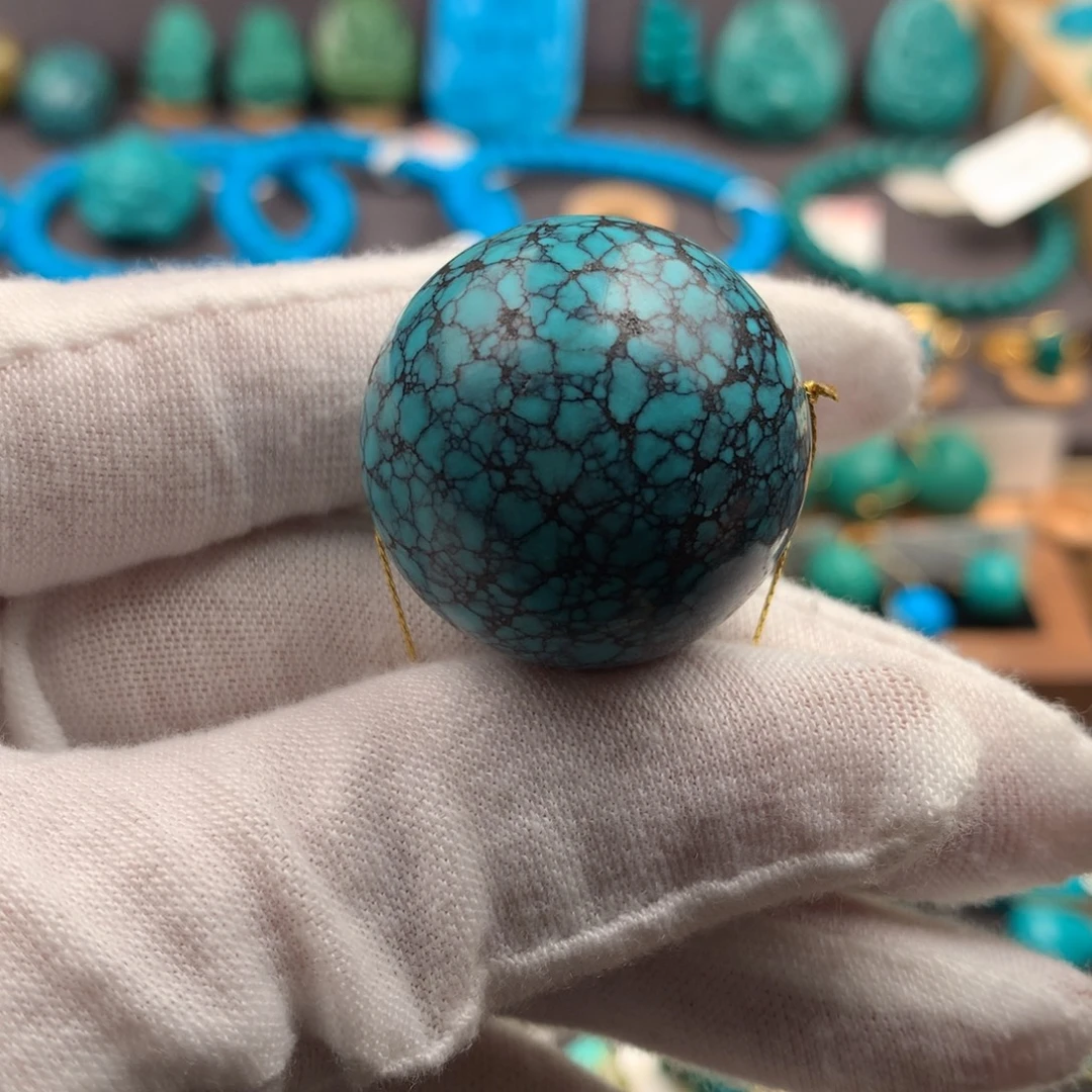 绿松石未镶嵌绿松石26.9mm