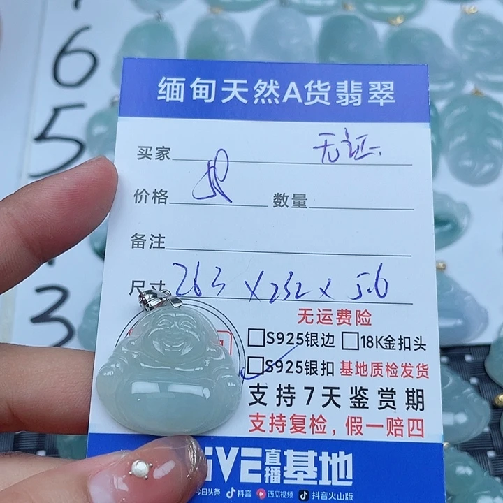 翡翠银S925镶嵌颈饰纯天然a货翡翠