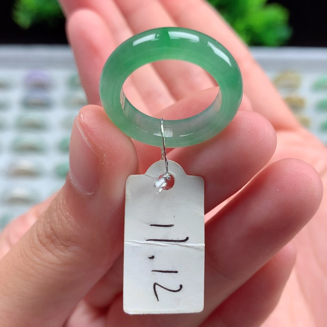 未镶嵌戒指翡翠K**A天然