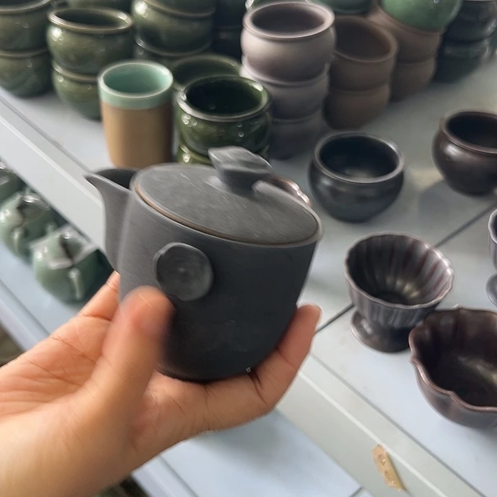 龙泉云间青瓷小米茶器