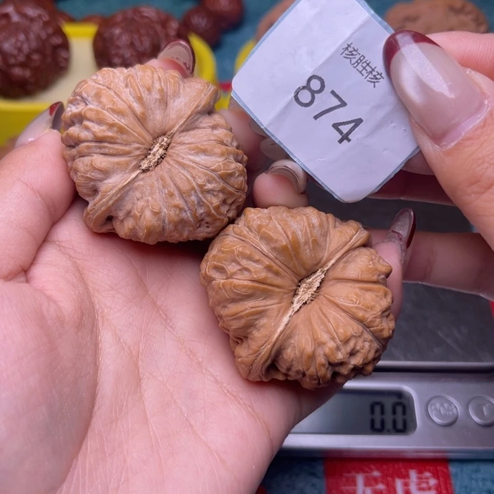 文玩核桃把件南瓜墩42.874