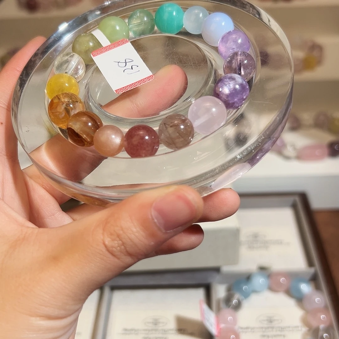 合金手链烟晶多宝