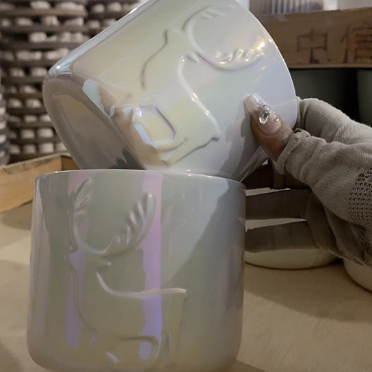 陶瓷外贸尾货多肉绿植陶瓷花盆