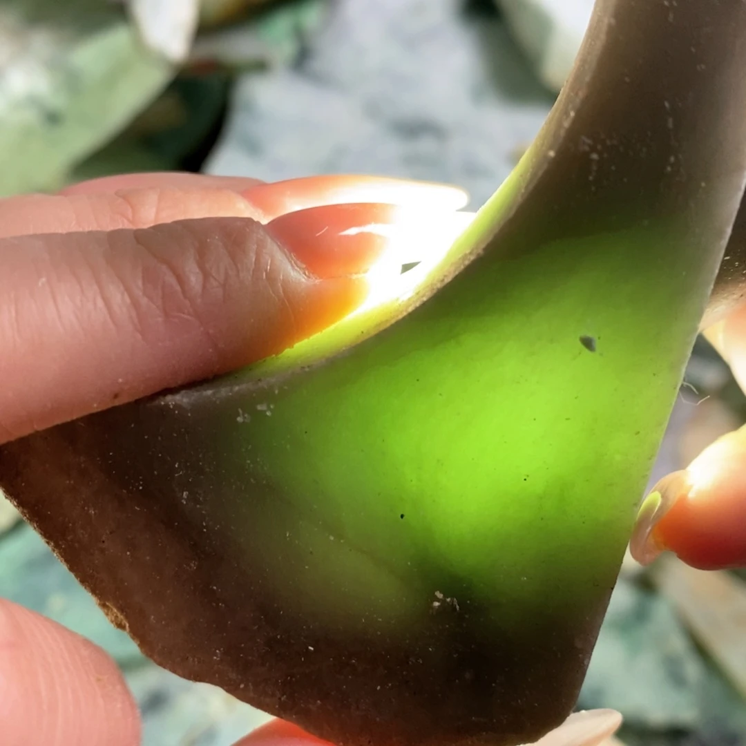 颈饰未镶嵌翡翠天然翡翠