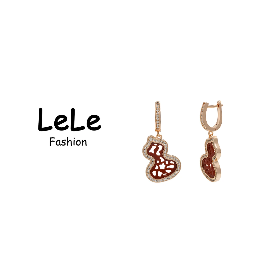 铜合金耳饰 LELE FASHION 【惊喜盒子】耳钉精致百搭简约时尚2318