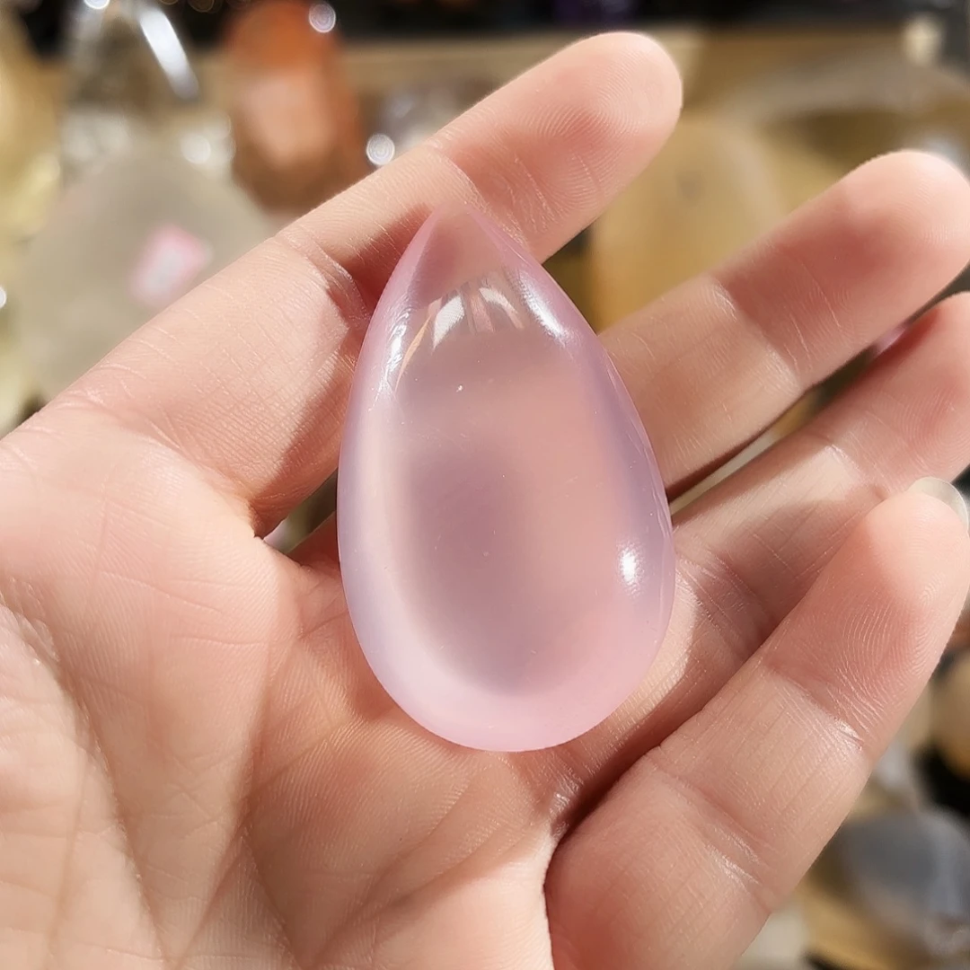 未镶嵌手链水晶粉水晶吊坠