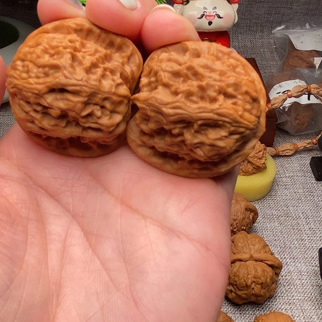 把件文玩核桃野狼38全品