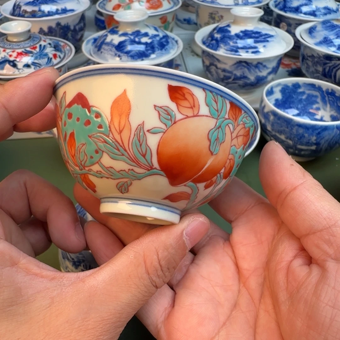 陶纯手工纯手绘茶具358