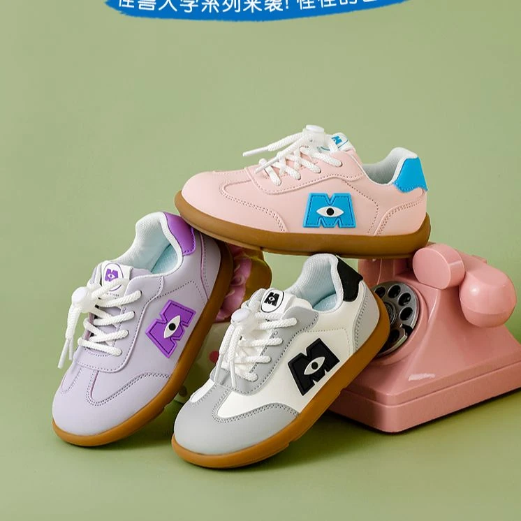 迪士尼童鞋2025春秋款中大童男童女童板鞋软底德训透气运动鞋小白