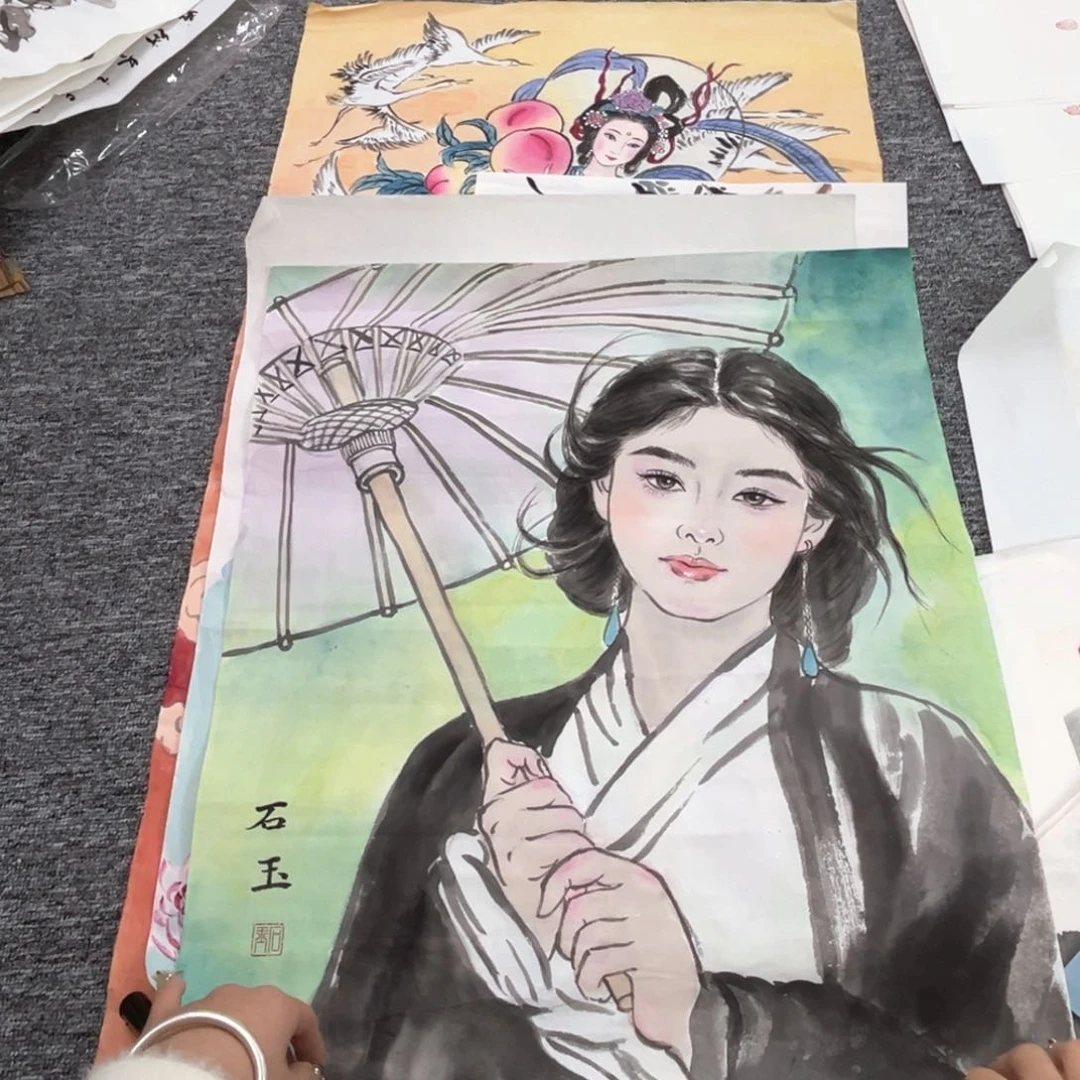 国画啊*?绘画绘画画