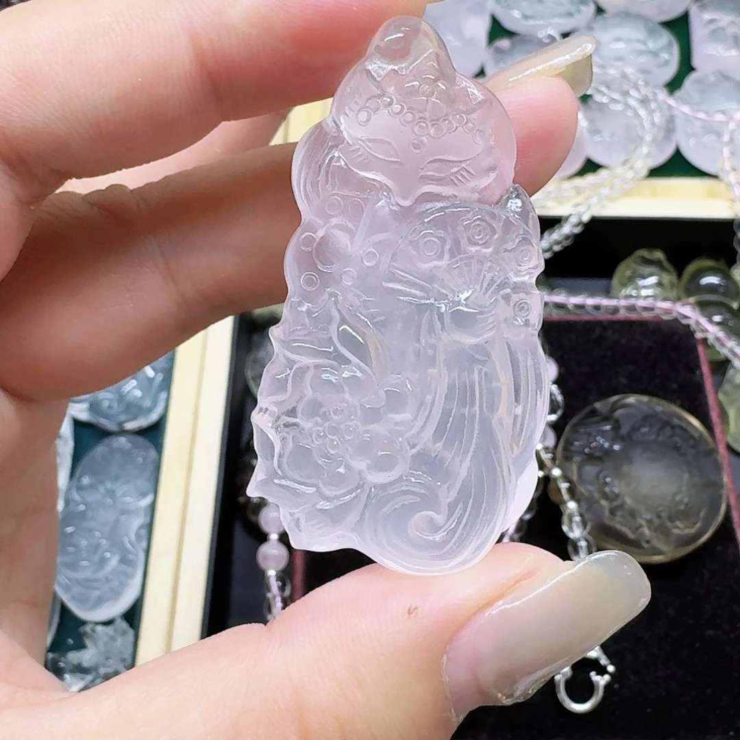 查罗石未镶嵌吊坠勾*