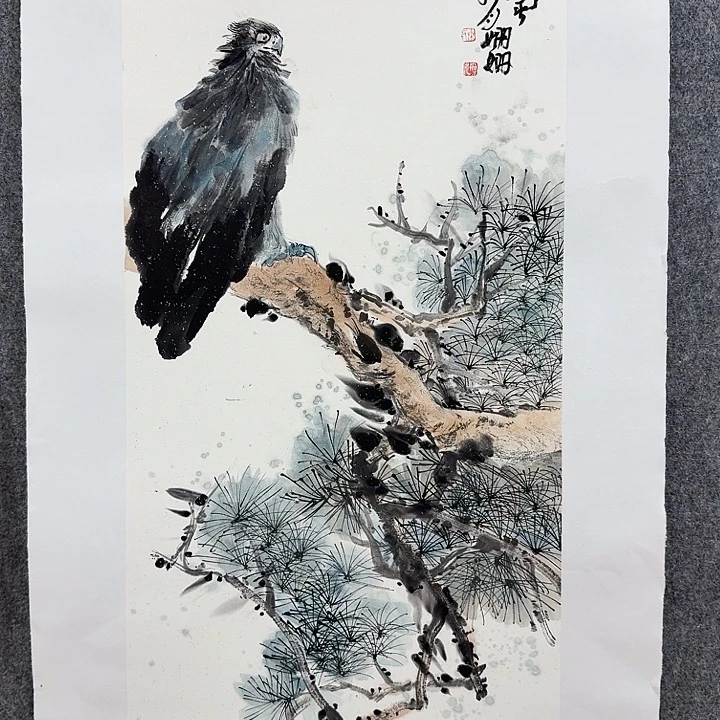 国画秦姗姗老师亲笔手绘作品