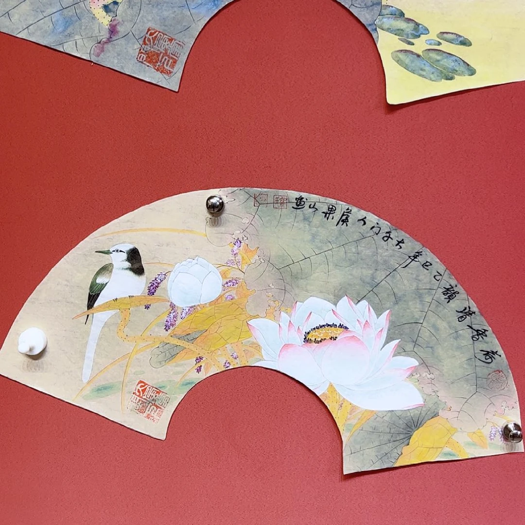 国画侯果山老师亲笔手绘作品朵