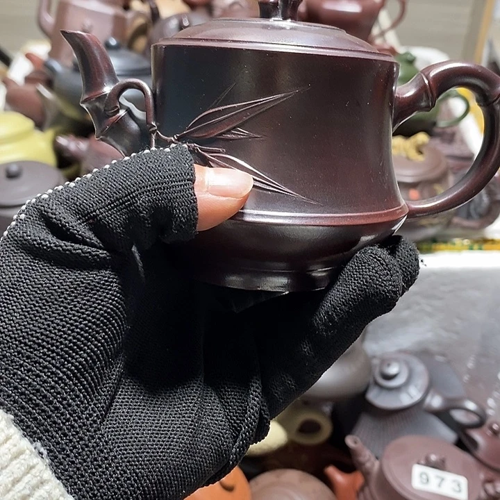 紫砂茶壶内裂微瑕