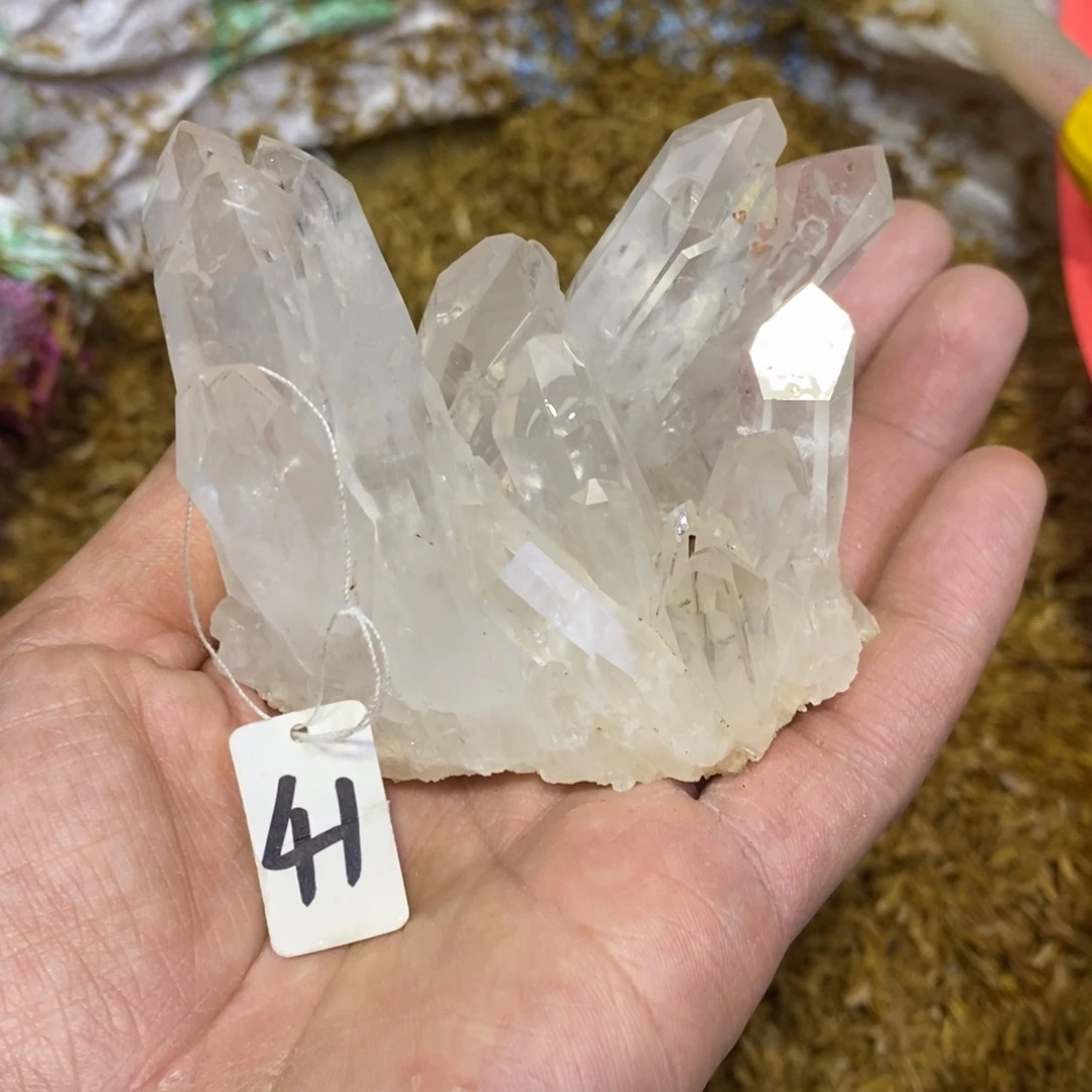 水晶水晶原石摆件，发一个，多样性发未镶嵌琴*✨