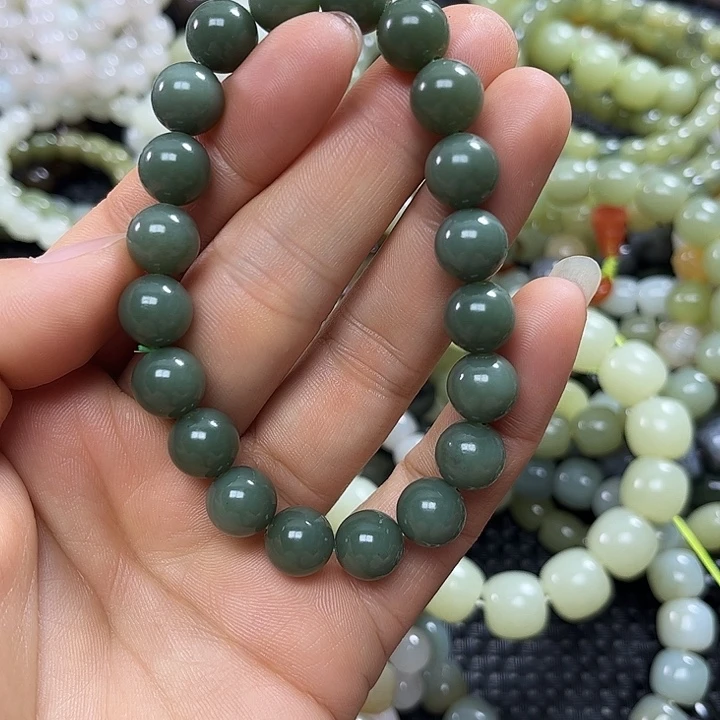 和田玉未镶嵌手链