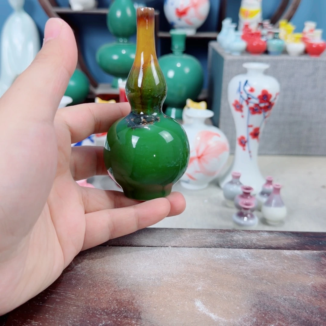 陶瓷手工小花器摆件