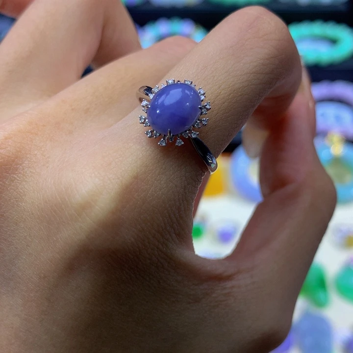 翡翠18K金镶嵌手链翡翠