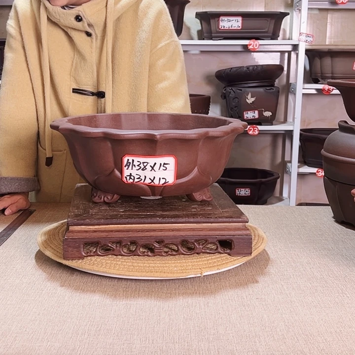 紫砂花盆紫砂花盆