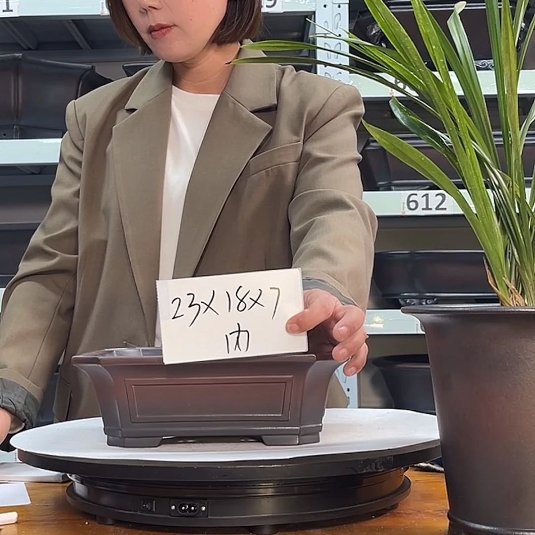 紫砂花盆宜兴紫砂53号