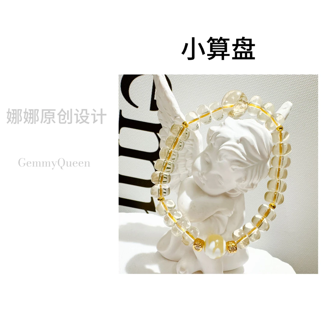 925银合成锆石手链  娜娜GQ “小算盘”5.5-9mm手串 多样性发其一