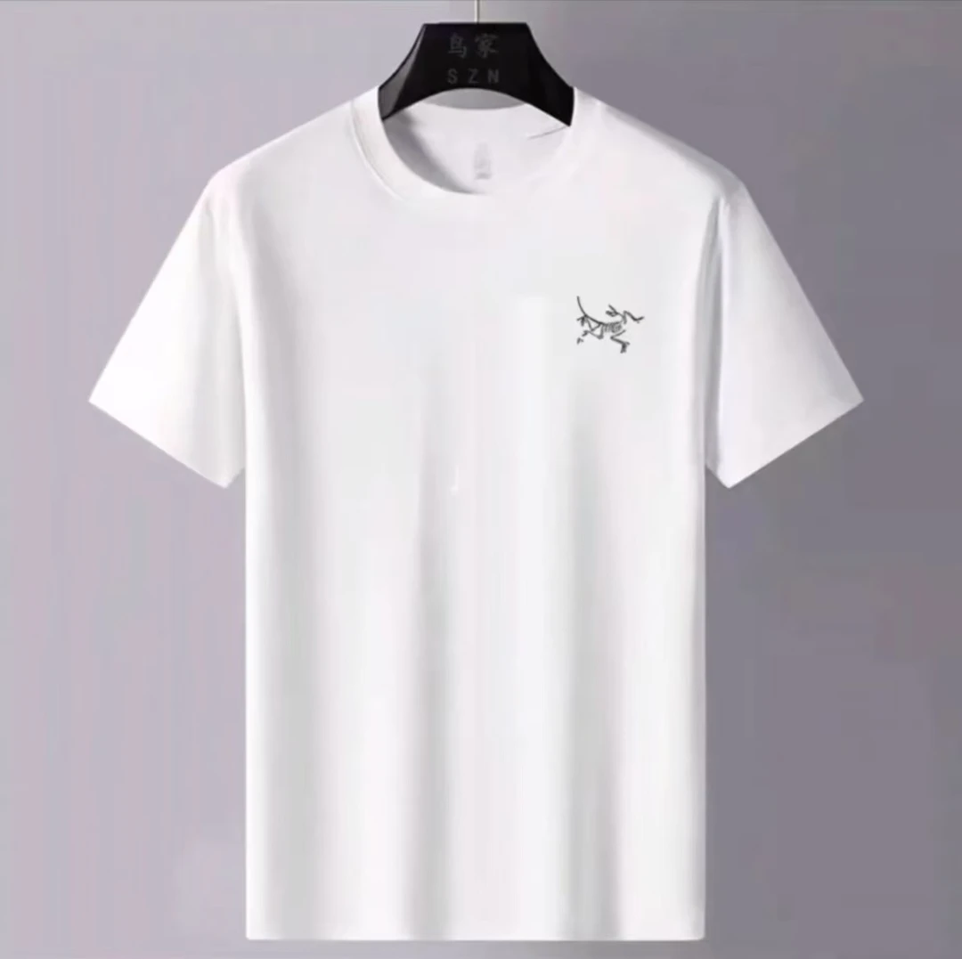 专柜撤柜鸟家圆领刺绣纯棉T恤