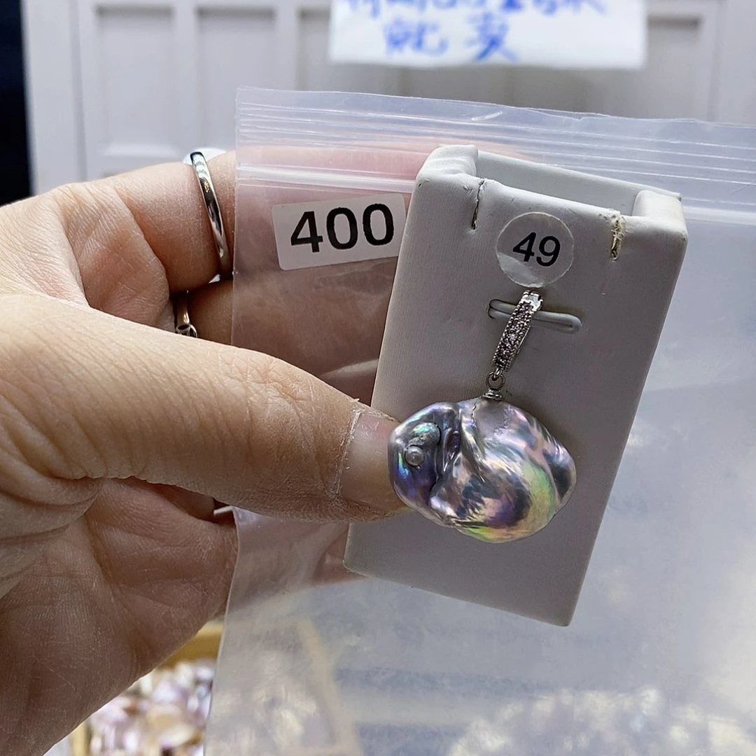 颈饰合金淡水珍珠