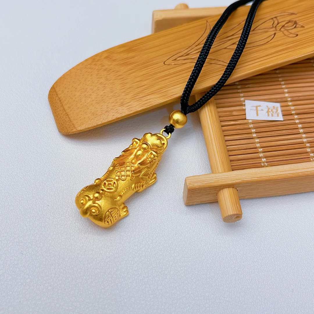 合金吊坠 线下同款实心新中式貔貅吊坠 招财纳福貔貅