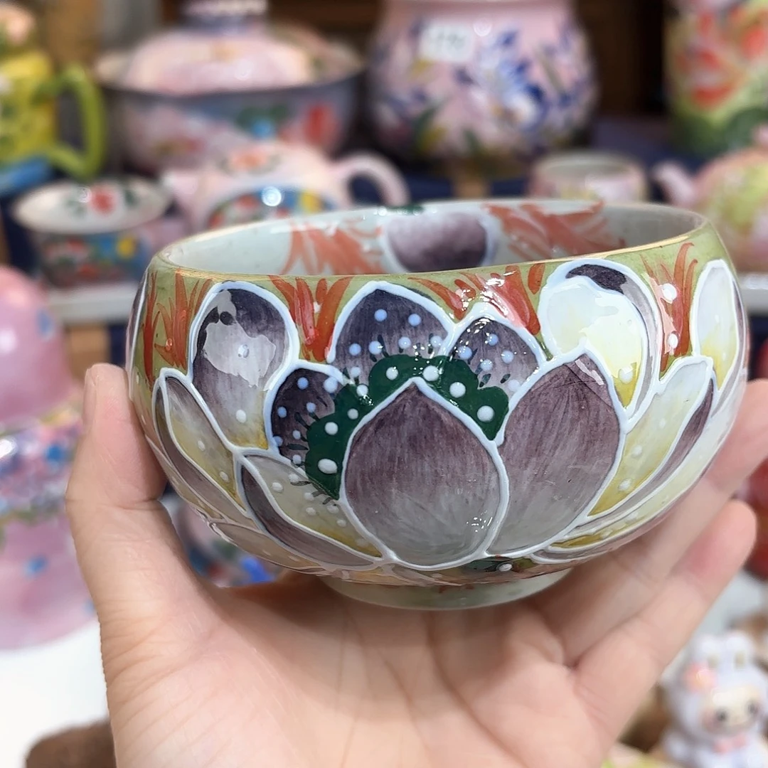 景德镇手绘高温釉下彩陶瓷茶具