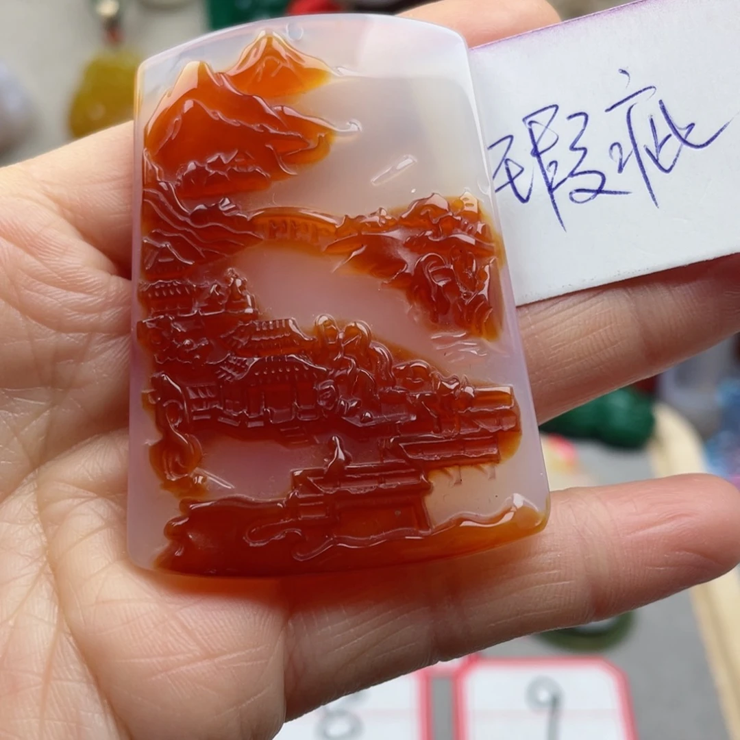 玛瑙/玉髓颈饰合金森*