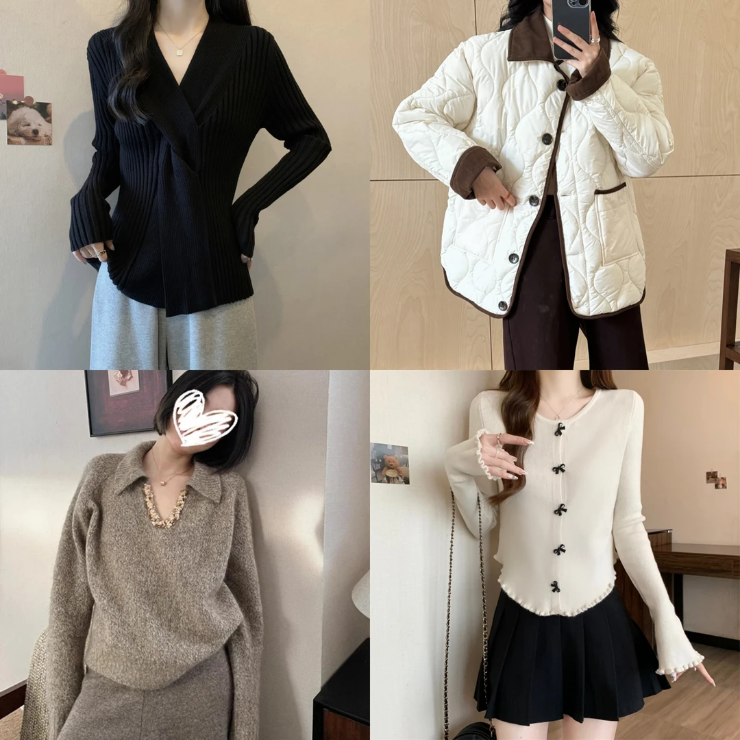 【闭店清】大码MM女装外套棉服连衣裙秋冬款新款时尚韩版宽松上衣