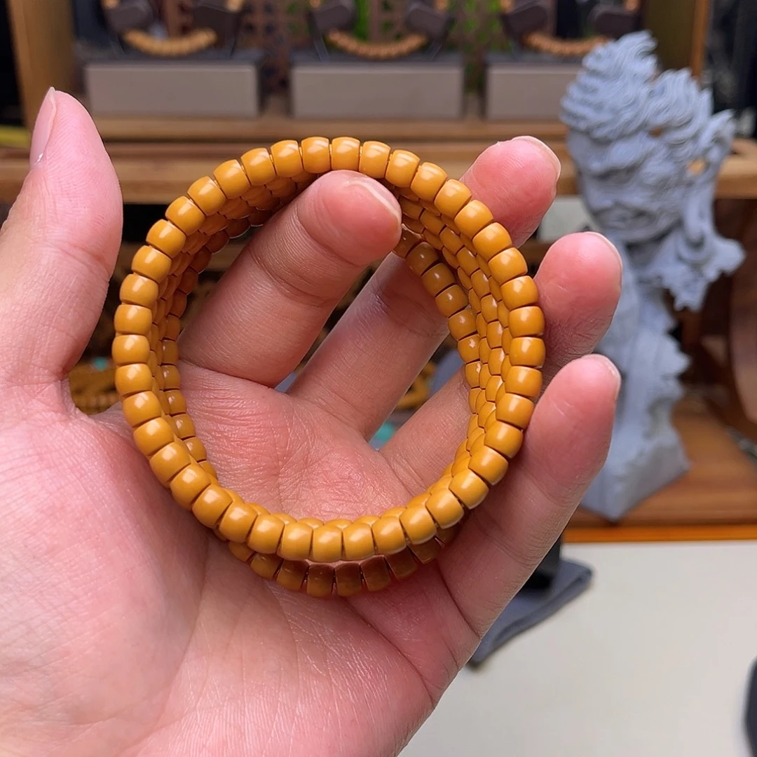 手串/手链橄榄核【听松文玩】sss级工艺精品橄榄核尖单圈6.0