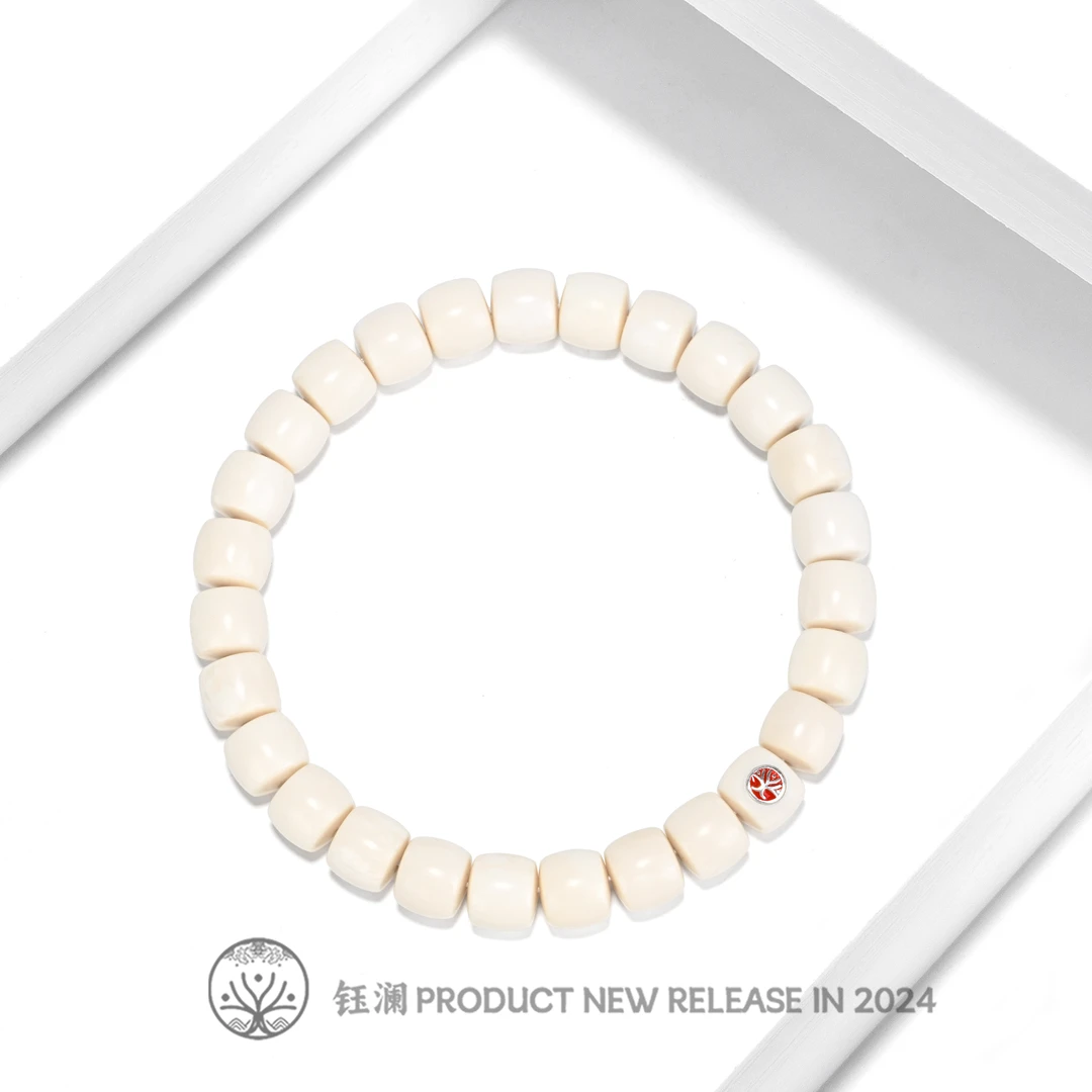 钰澜文玩猛犸牙直切手串-8mm左右-精工百搭男女同款