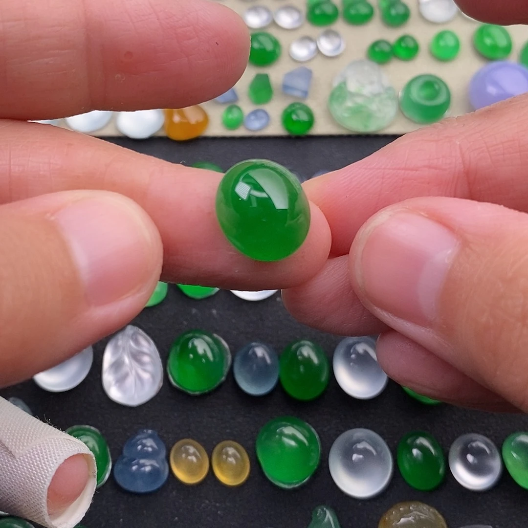 定制翡翠未镶嵌陈*记翡翠