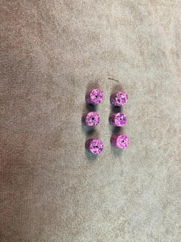 可塘工厂老料粉紫樱花丝绒直切桶珠多样性发一个 SL302