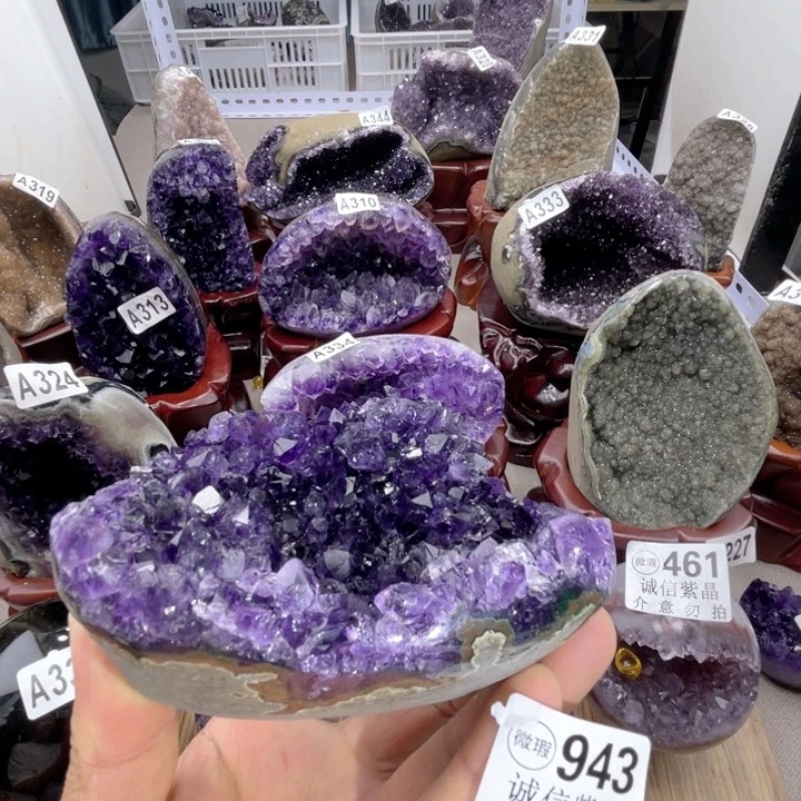 未镶嵌大型摆件（非配饰）紫晶