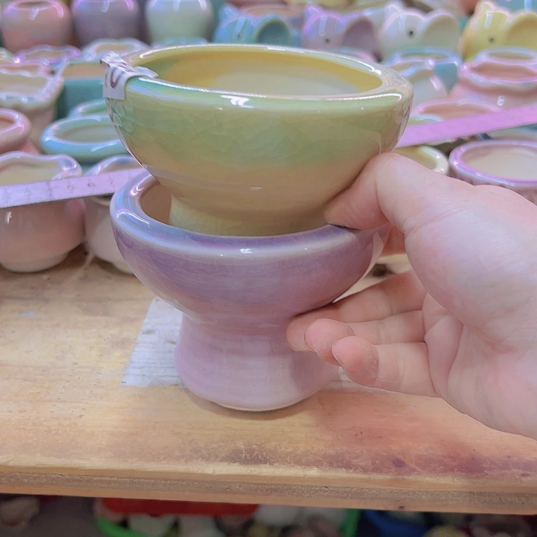 陶瓷花盆当场满12包邮