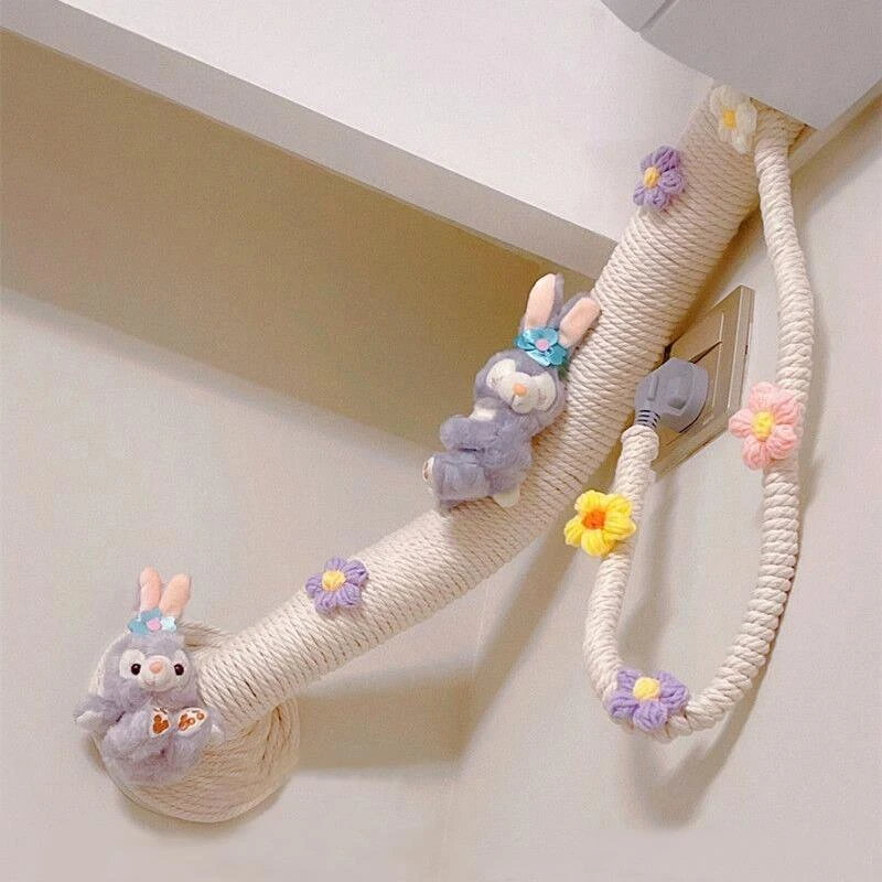 客厅空调管道装修覆盖美化麻绳缠绕水管加热管道煤气管道丑陋神器