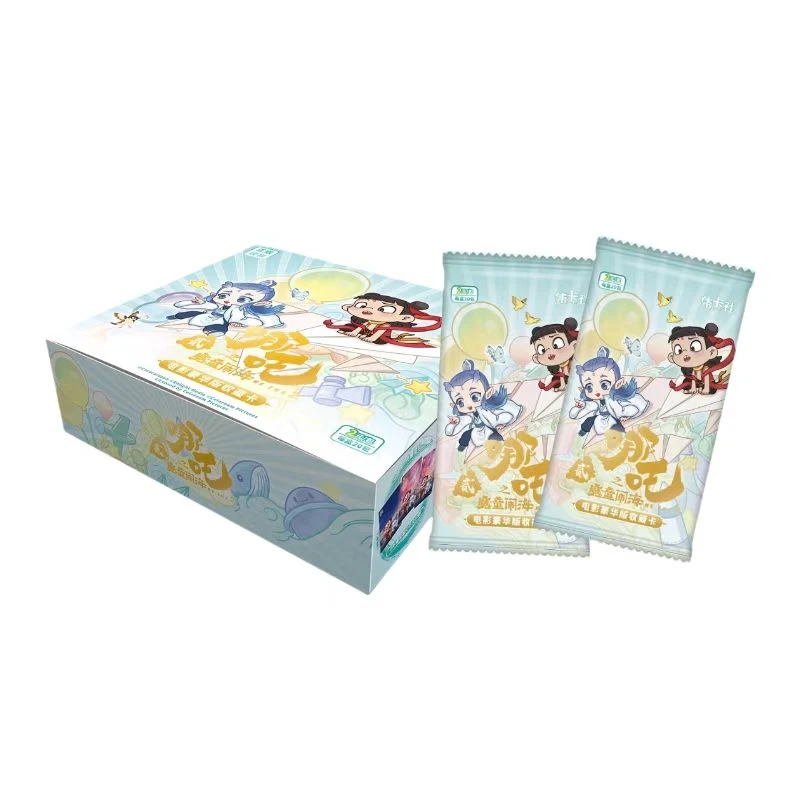 【叠叠】 集卡社 哪吒之魔童闹海 电影豪华版收藏卡盲盒（白也代拆）