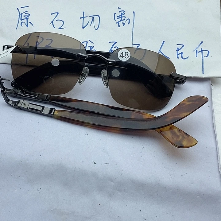 水晶眼镜未镶嵌换腿子