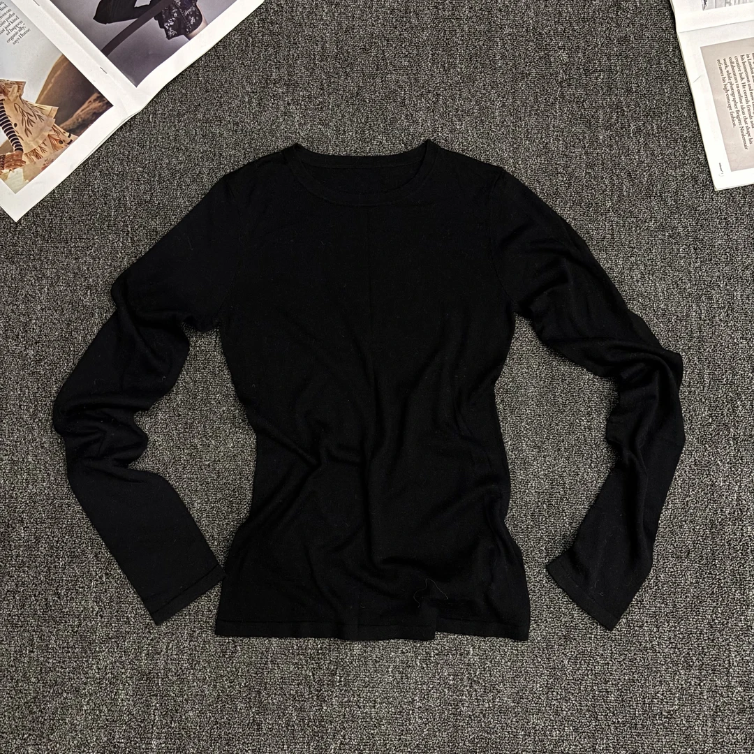 【塔鹿蕾】素板舒适柔软随身单穿打底长袖上衣J013