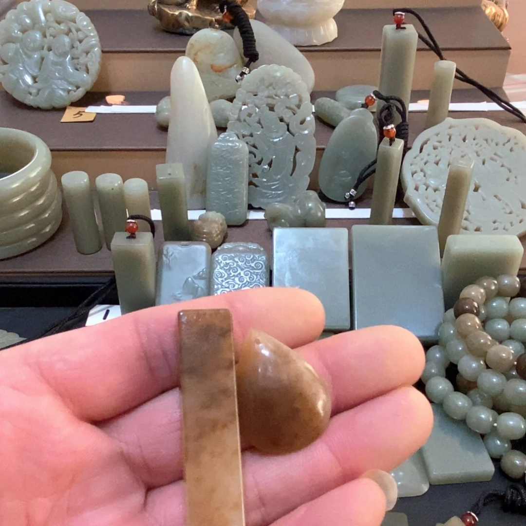 和田玉颈饰未镶嵌根*轩30