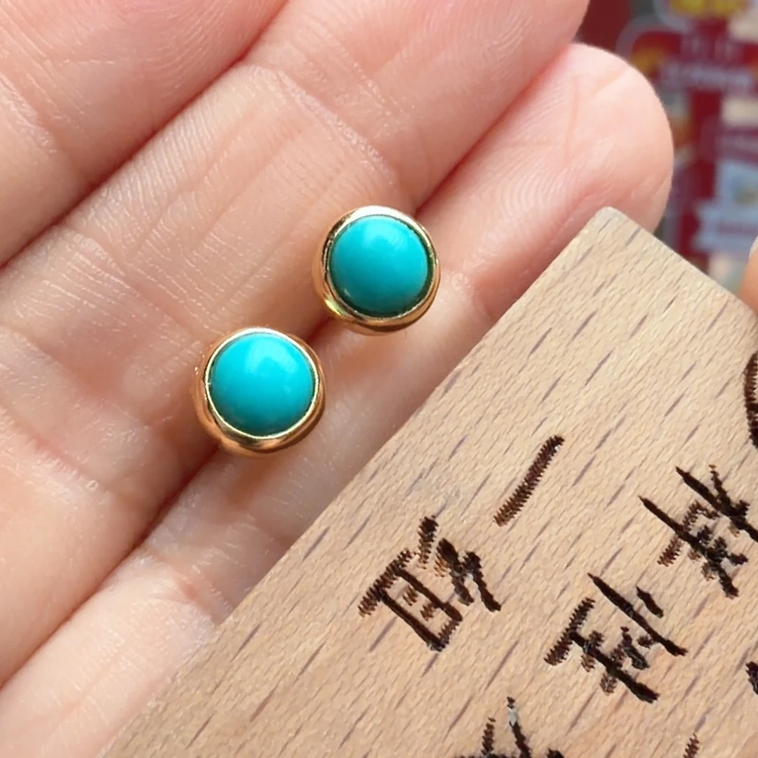 绿松石银S925镶嵌颈饰