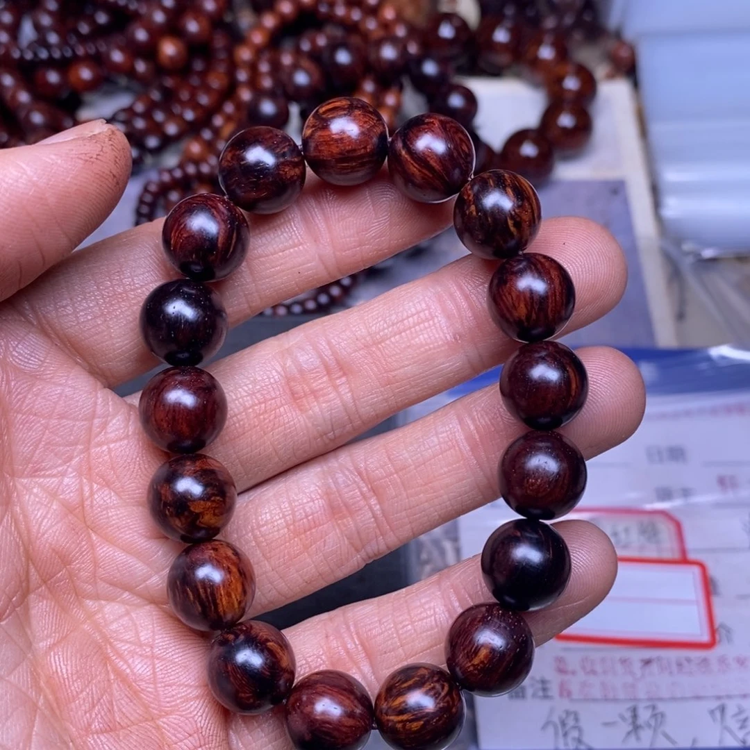 美***天降真香手串/手链海南红降1.2留疤