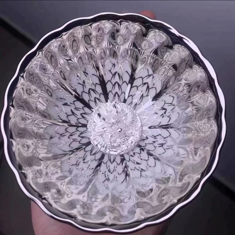 高端茶器冰清玉洁【龙王】主人杯